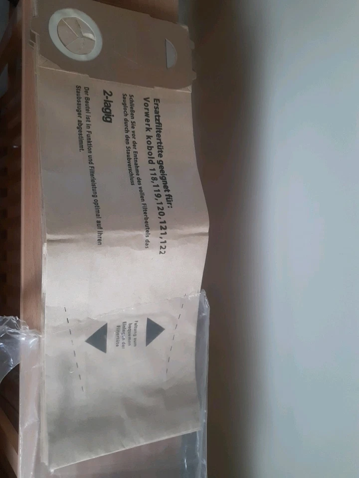 19 Filtertüten geeignet für Vorwerk VK Kobold 118, 119, 120, 121, 122