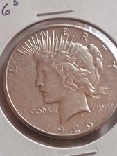 1926 S Peace US Silver Dollar - 90% Silver US Coin Nice Coin