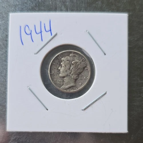 1944 Mercury Dime Silver 10C Circulated US Coin Business Strike Uncertified