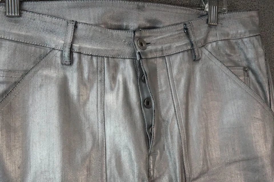 Rick Owens DRKSHDW Denim Aluminium Men's Size 35X32 - Image 4 of 4