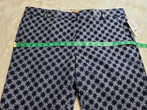 JOE FRESH Slim Fit Mid-Rise Pants Side Pockets Navy Blue Woman's Size 16 NEW Y1 - Picture 14 of 18