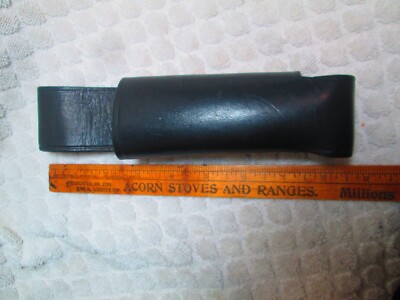 Don Hume Maker pouch canister gas Mace spray open top Loop black smooth leather