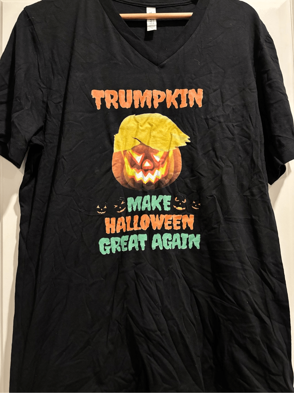 Trumpkin Make Halloween Great Again T-Shirt - Large Size