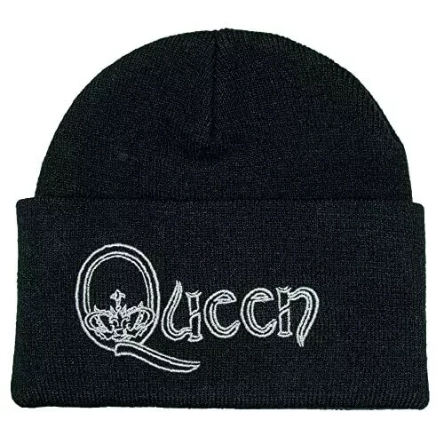 QUEEN - Silver Lurex - One Size Beanie Hat AMPLIFIED CLOTHING