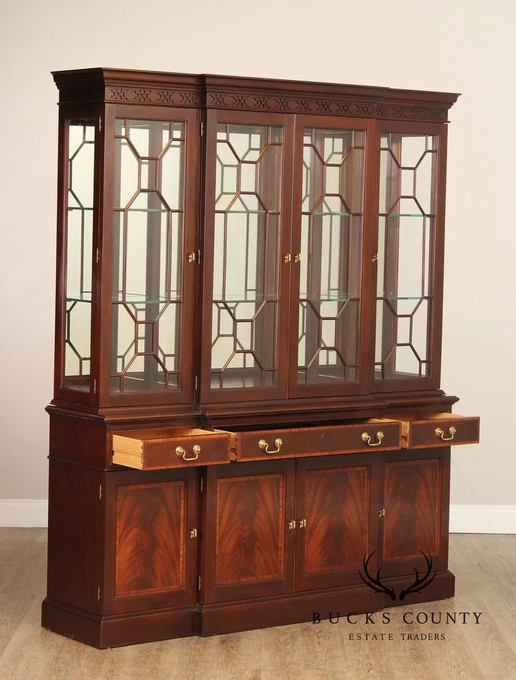 Stickley Classics Collection Inlaid Mahogany China Cabinet - Image 4 of 4