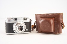 Akarex I 35mm Film Rangefinder Camera with ISCO 45mm f/3.5 Lens Case AS-IS V19