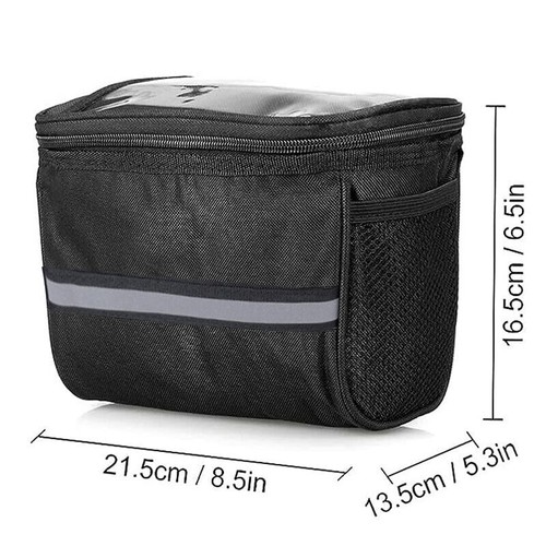 Waterproof Bicycle Handlebar Bag Bike Saddle Bag Frame Rear Front Accessories - Picture 20 of 27