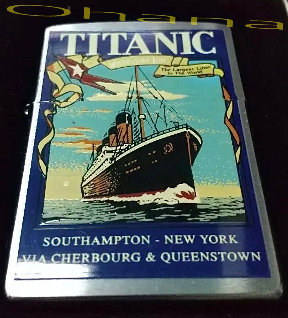 Zippo Titanic Classic Oil Lighter Movie Poster Design JP | eBay
