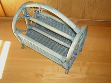 Zeitungskorb Bambus Rattan gebeizt  Handarbeit ca.47Lx30Bx25Korbh.x50cm GSH  Neu