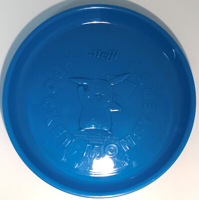 Pokemon PIKACHU Meiji Pocket Monster Plastic Frisbee Plate Sho Pro Jr Kikaku