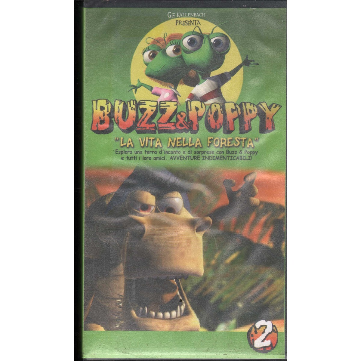 Buzz & Poppy, Life in the Forest Vol. 2 VHS Gary F. Kallenbach Univideo - CVS