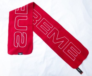 supreme polartec logo scarf