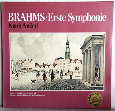 12'' Vinyl - BRAHMS Erste Symphonie - Tschechische Philharmonie / Karel Ancerl