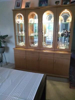 Crystal Cabinet Detachable 4 Drawers 4 Small Cupboard Lit Cabin