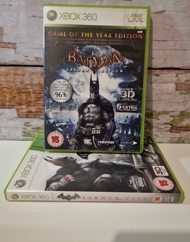 Batman Xbox 360 Spielpaket Arkham Asylum Arkham City