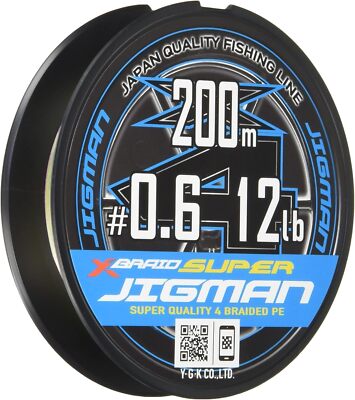 New YGK X Blade Super Jigman X4 200m 30lb #2 PE Fishing Line Multicolor Japan