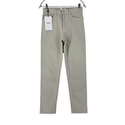 Aigle Damen Grau Regular Straight Fit Jeans Größe Eu 36 UK 8 W26