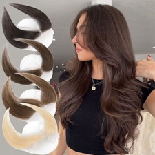 Remi Topper Cover Up Remy Human Hair Patches Piece Lace Base Extension Hairline