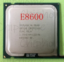 1PCS USED Intel Core 2 Duo E8600 3.33Ghz 1333 SLB9L Socket 775 L2=6MB