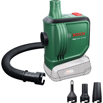 Bosch Heimwerken & Garten Akku-Luftpumpe EasyInflate 18V-500 solo, 18Volt, grün