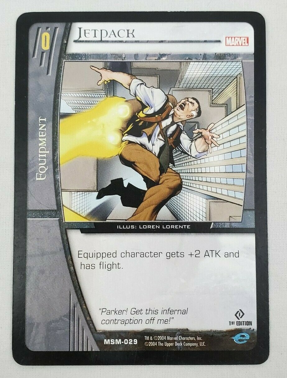 2004 Upper Deck - Marvel VS System 1st Edition "JET PACK" - #MSM-029 (JP2)