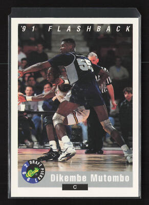 1992 Classic Draft #98 Dikembe Mutombo Georgetown Hoyas