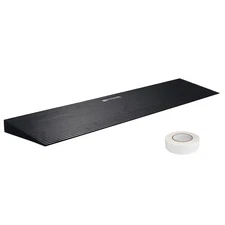 Uimoso Cuttable Threshold Ramp 1.2"/1.6" Rubber Solid Ramp 33069 lbs/15 T