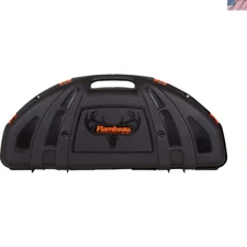 Durable Compartmentalized Bow Case with Secure Storage & Stylish Black Finish