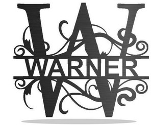 Custom Split Letter Monogram Metal Art Wall Decor Gift ...