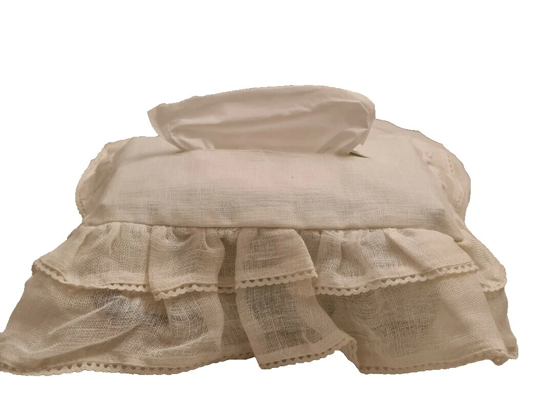 Caja de tejido Shabby Chic Cubre