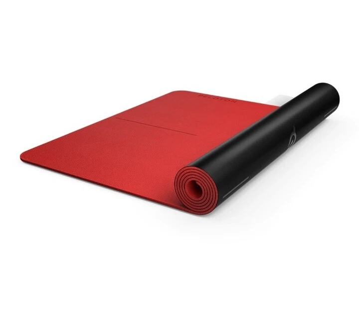 Peloton Reversible Yoga Workout Mat 71” X 26” NEW Red Black