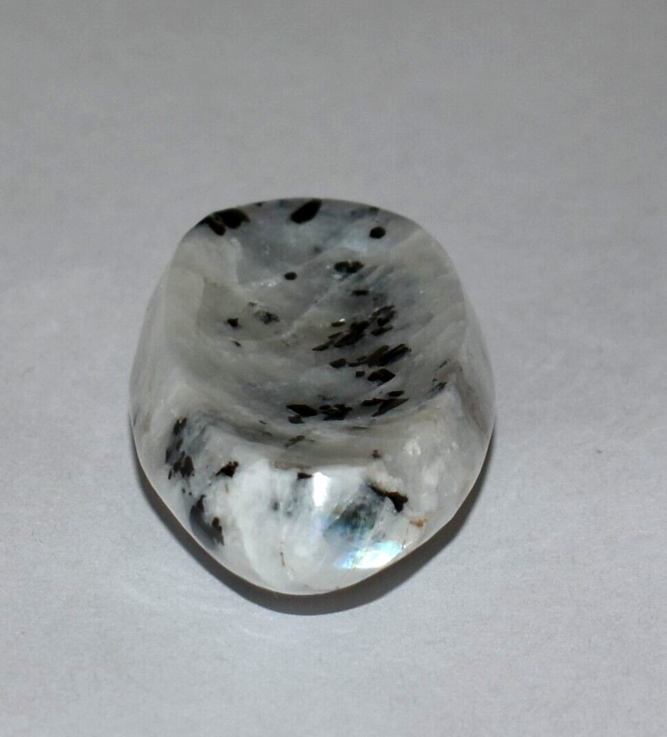 Rainbow Moonstone from North Carolina Natural Hand Carved Polished