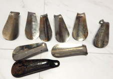 VTG Lot of 9 Metal Shoe Horns Skultz, JC Penney  Unbranded