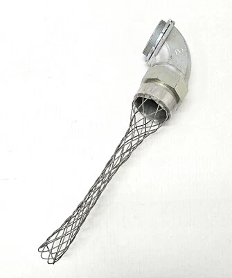 Hubbell Wiring Device-Kellems 74093428 Liquid Tight Grip ~ 90° ~ 2" ~ NEW - Image 1 of 2