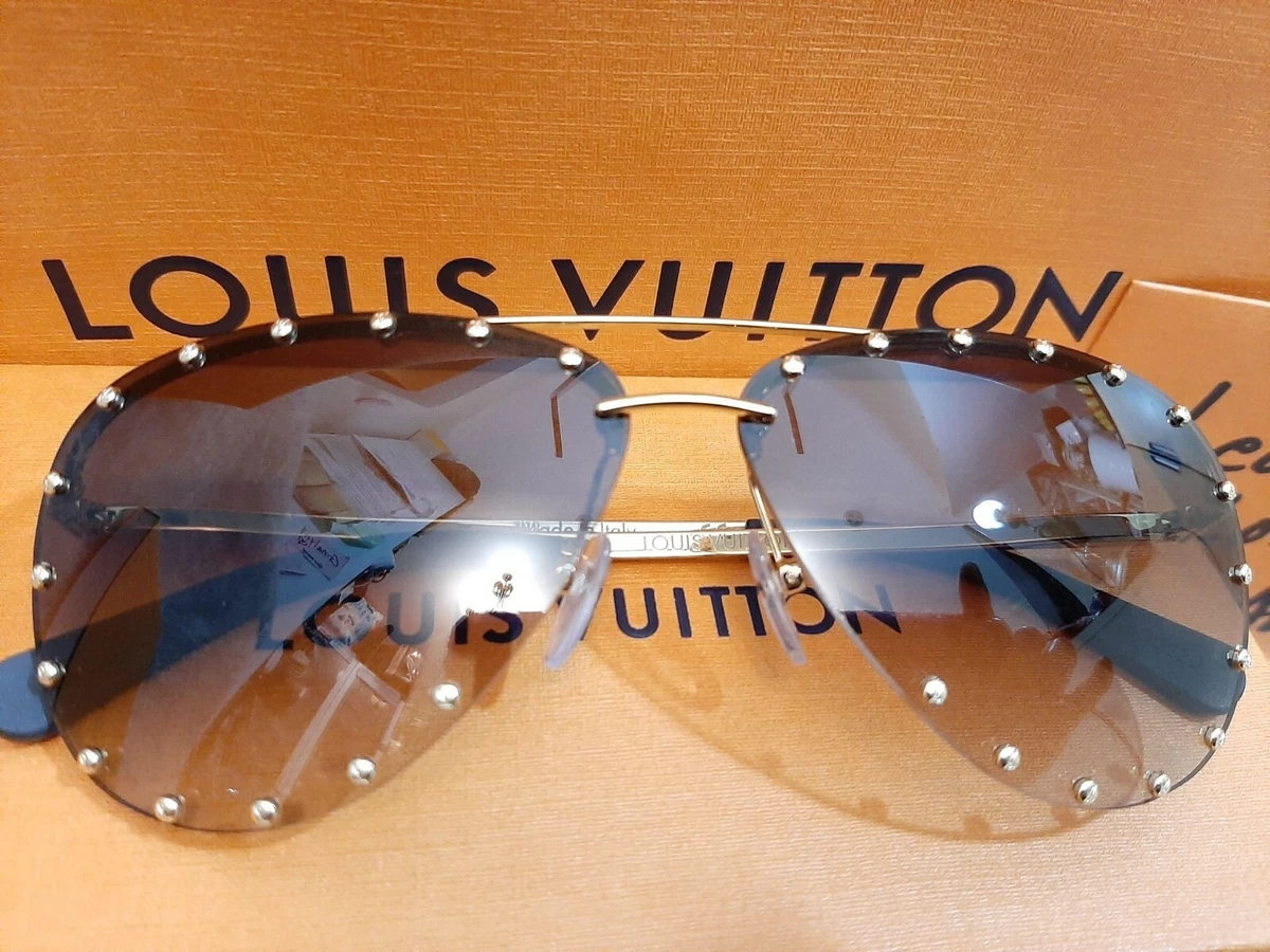 100% Authentic Louis Vuitton The Party Sunglasses Brown in Small