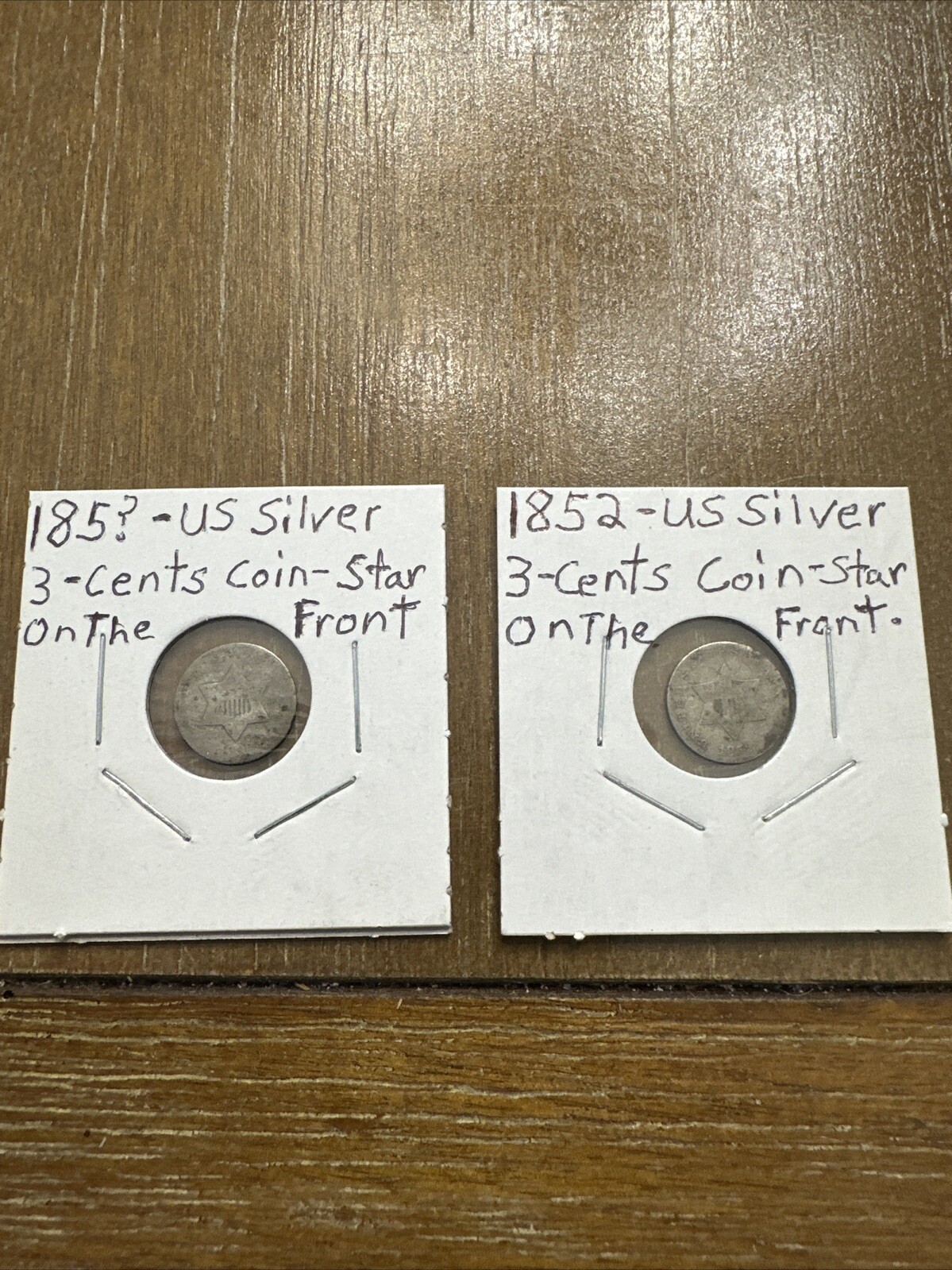 1852 3C Three Cent Silver Trime | Scarce US Coin And 185? Same Coin Lot ...
