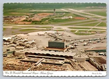 Aviation Postcard Aerial View Hartsfield International Airport Atlanta GA GP9