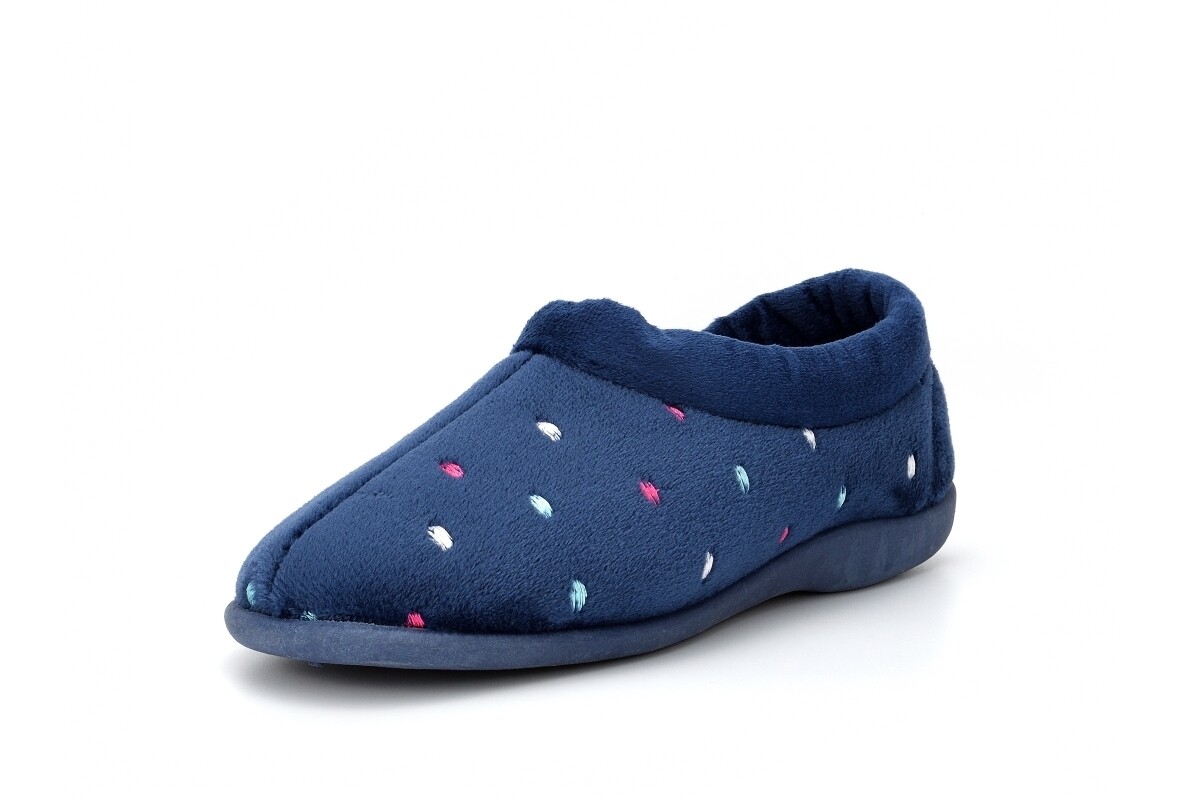 Womens Memory Foam Slippers Ladies Slip On Slippers Rubber Sole Comfy