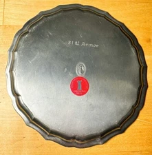 81st Armor Regiment Handwerks - Siegel Zinn Giesser Innung Pewter Plate 7"