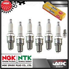 NGK Yellow Box Spark Plug - Stk No: 2411 - Part No: B8ES - x6