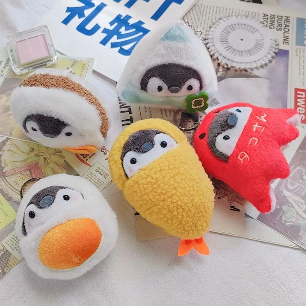 Penguin plush keychain sale