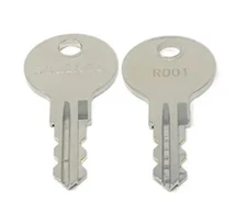 1 Pair (2 keys) Southco R001 RV Keys, Southco RV Camper Trailer Key, R001