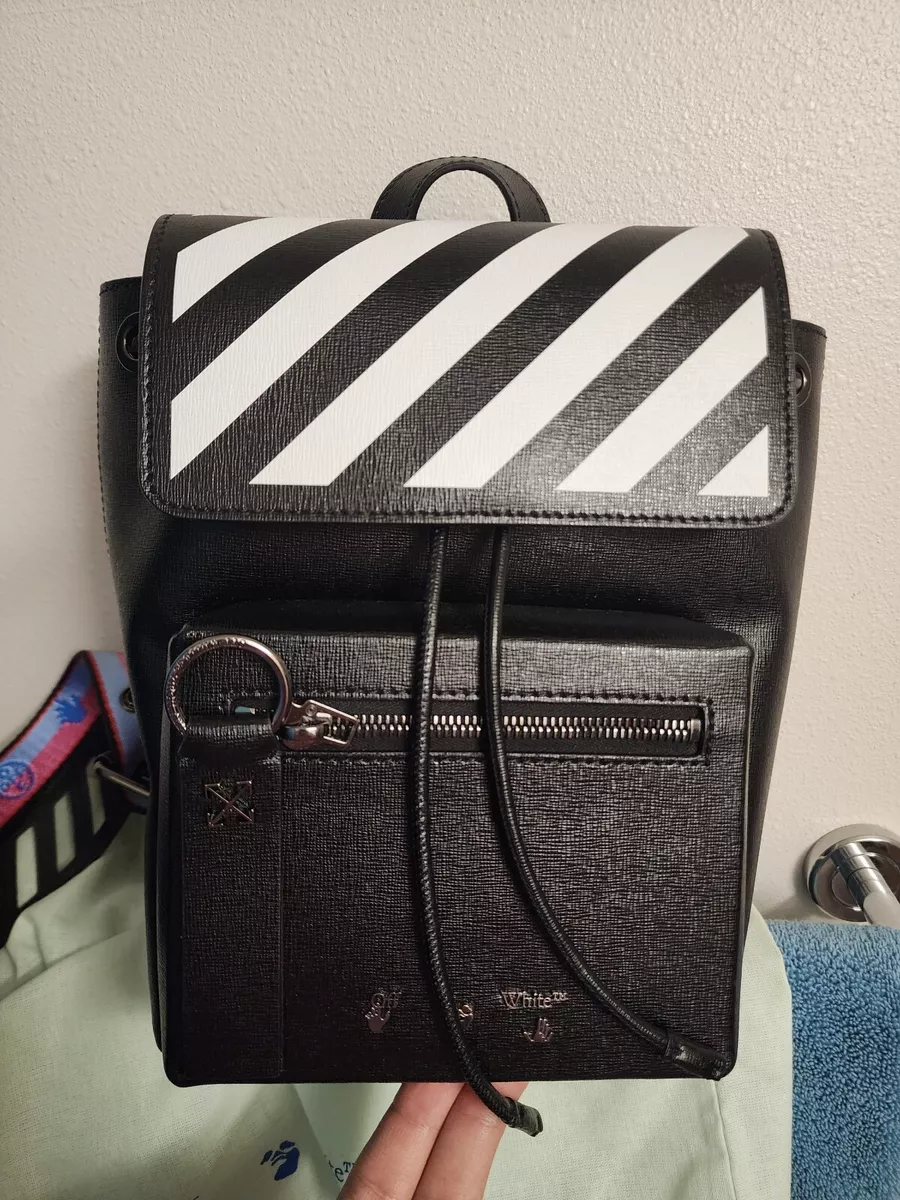 Off-White c/o Virgil Abloh Black Binder Clip Bag for Men