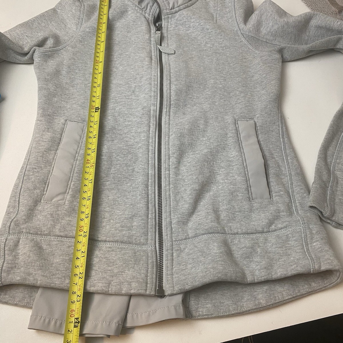 Lululemon Jacket Womens 6? Gray Zip open back | eBay