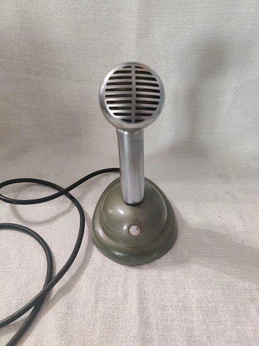 Vintage Shure Brothers Green Bullet 520SLB Microphone