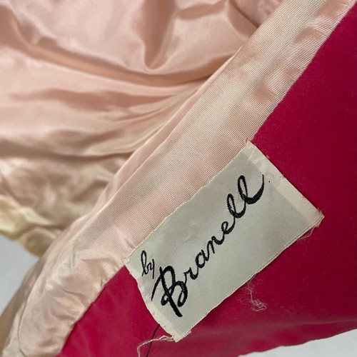 Vintage Razook's Women's Velvet Feel Pink Jacket Check Measurements Pockets - Picture 3 of 18
