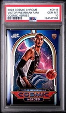 2023-24 Topps Chrome Cosmic Victor Wembanyama RC Heroes CASE-HIT SSP PSA 10