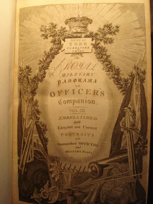 British Army Military Panorama Officer Leadership Manual Military History 1813 - Image 1 of 4