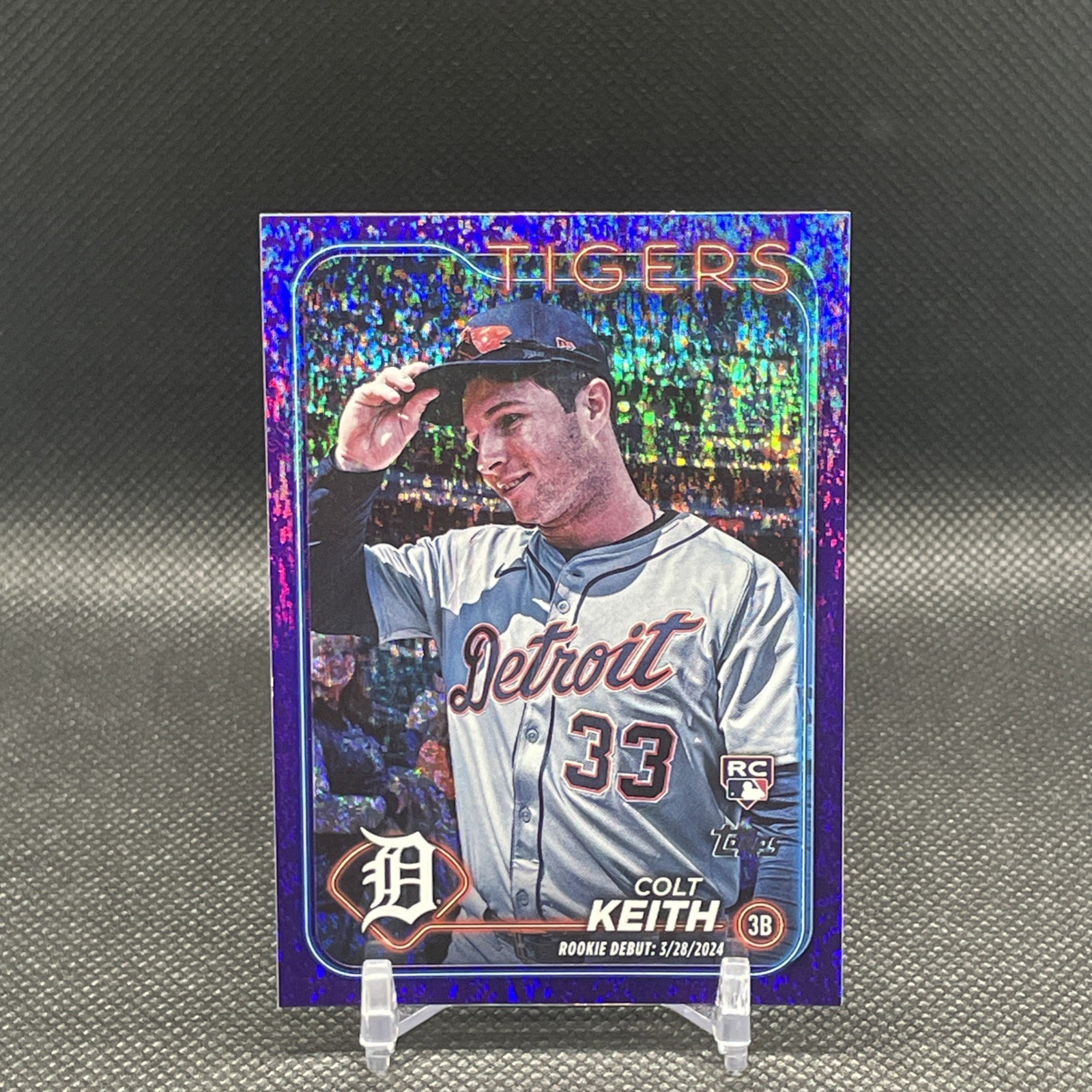 2024 Topps Update Colt Keith Purple Holofoil Rookie Debut /799