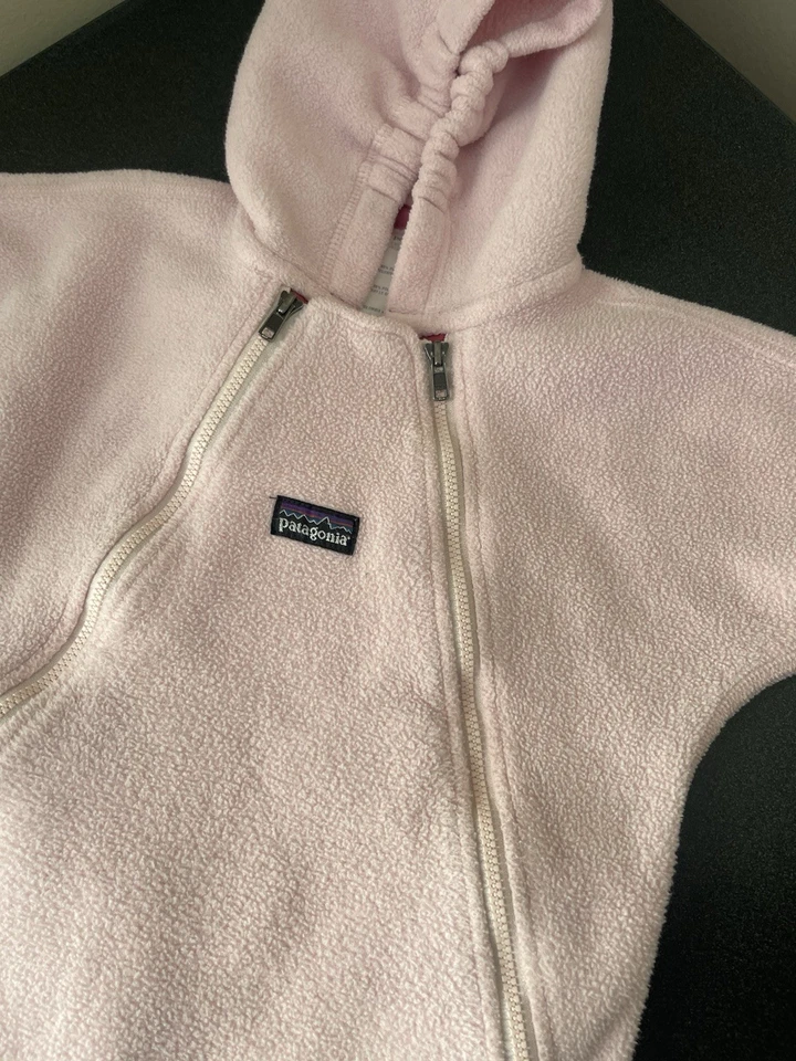 Patagonia 6mo Una Pieza Bebé Bunting Polar Traje de Nieve Cremallera Acogedor Navidad Foto 2 de 3